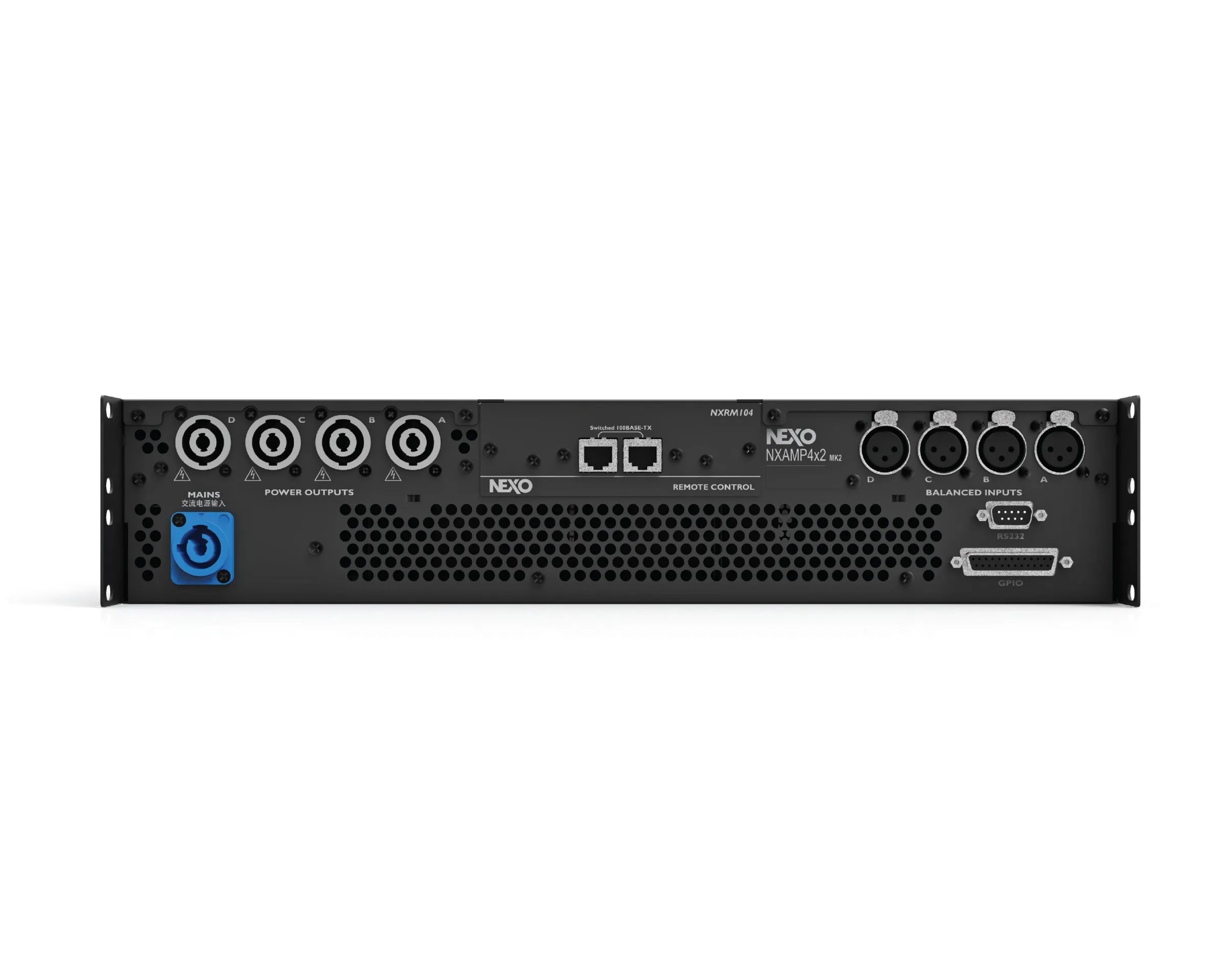 Nexo NXAMP4X1MK2 Amp, Power Amplifier / Controller 4x1300W